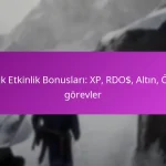 Aylık Etkinlik Bonusları: XP, RDO$, Altın, Özel görevler